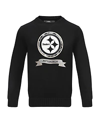 Men's Pro Standard Black Pittsburgh Steelers Prep Knit Sweater