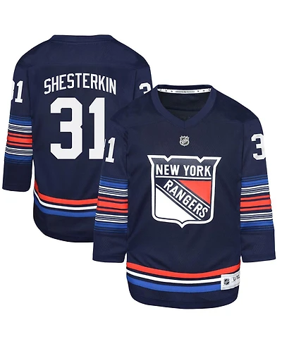 Big Boys Igor Shesterkin Navy New York Rangers Alternate Replica Player Jersey