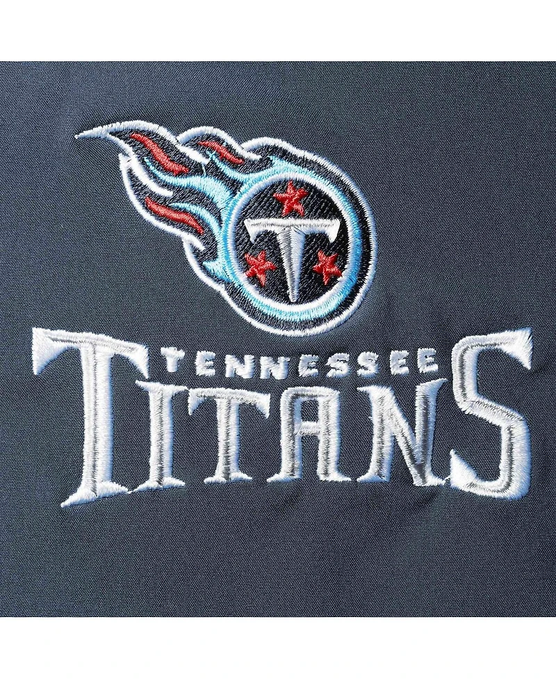 Men's Dunbrooke Navy Tennessee Titans Circle Softshell Fleece Full-Zip Jacket