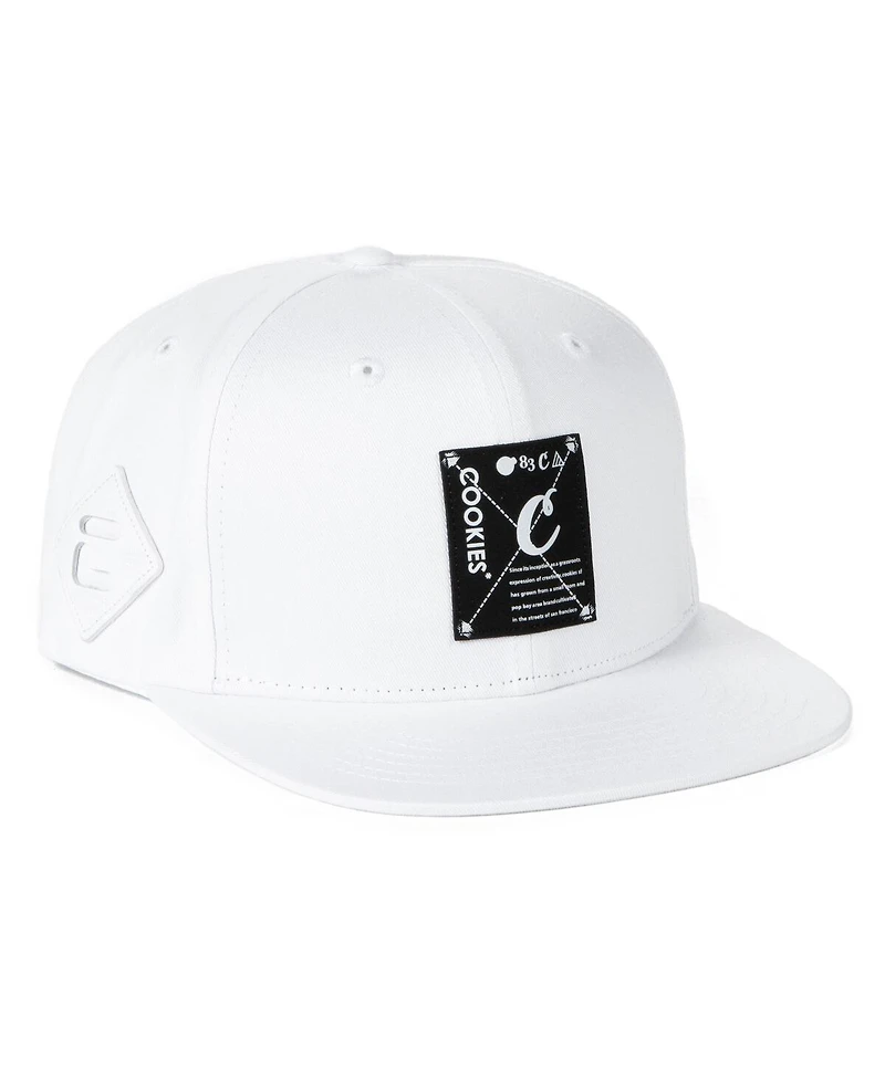 Men's Cookies Clothing White Key Largo Snapback Hat