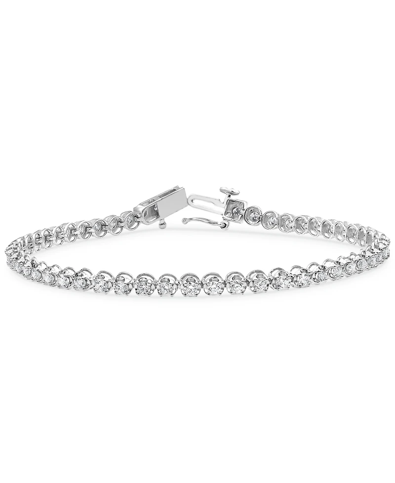 Diamond Tennis Bracelet (2 ct. t.w.) in 14k White Gold