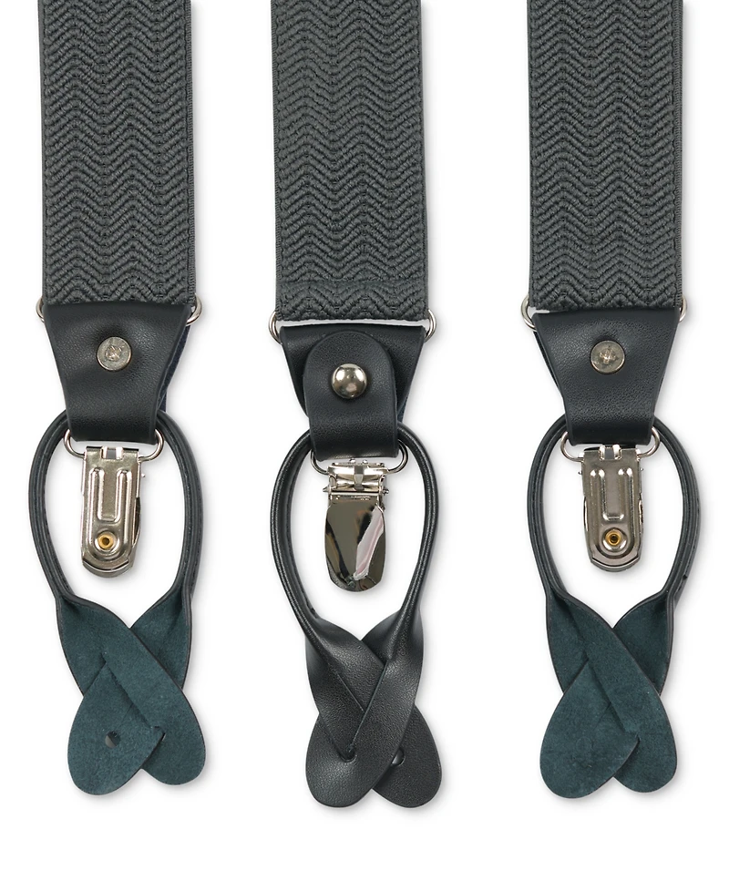 ConStruct Men's Herringbone Suspenders