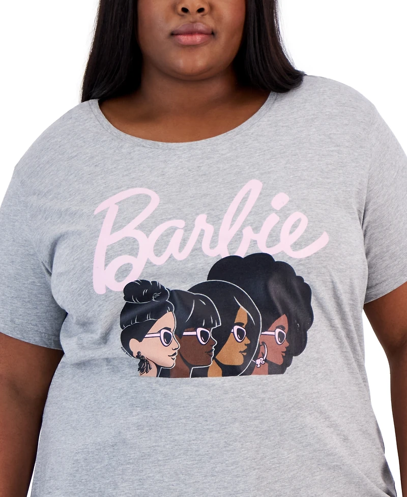 Hybrid Apparel Trendy Plus Black History Barbie Silo Graphic T-Shirt