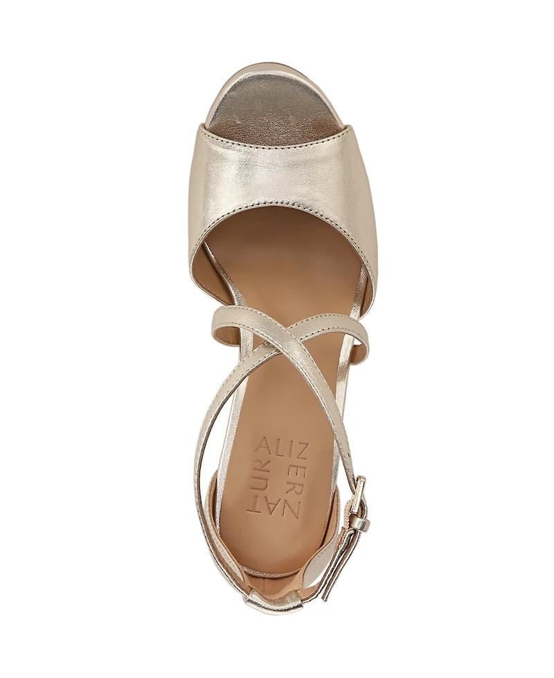 Naturalizer Women's Melody Platform Peep Toe Dress Sandals
