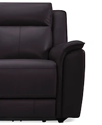 Addyson 117" 5-Pc. Leather Sectional with 3 Zero Gravity Recliners Power Headrests, Created for Macy's