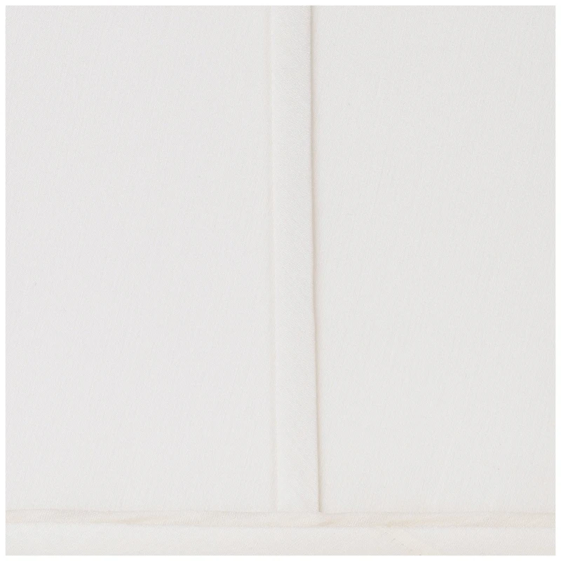 Springcrest Set of 2 Ivory Classic Small Square Lamp Shades 5.25" Top x 10" Bottom x 9" High (Spider) Replacement with Harp and Finial