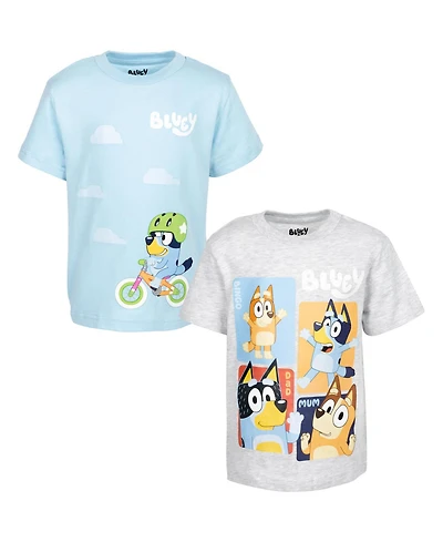 Bluey Little Boys 2 Pack T-Shirts
