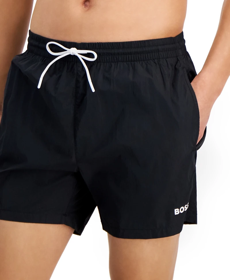 Boss by Hugo Men's Lee Drawstring 5.3" Swim Trunks, Created for Macy's