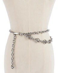 Michael Michael Kors Women's Logo Charm Chain Belt