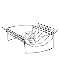 Cuisinart 4-in-1 Bbq Basket and Drumstick Rack