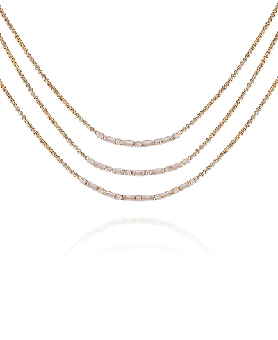Vince Camuto Gold-Tone Multi Layered Necklace