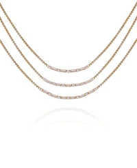 Vince Camuto Gold-Tone Multi Layered Necklace