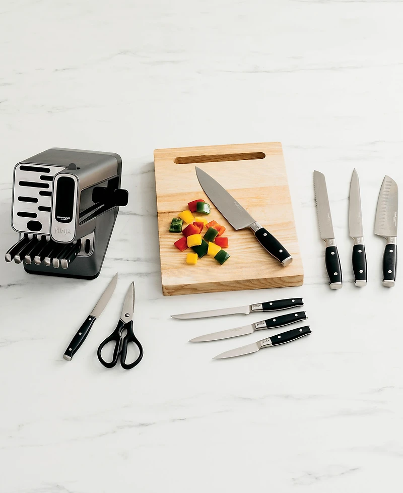 Ninja Foodi NeverDull German Steel Premium Knife System 17 Piece Set