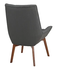 Office Star 33.5" Wood, Fabric Shelly Tufted Chair