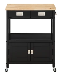 Office Star 35.25 Wood Radford Kitchen Cart