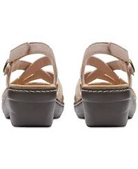 Clarks Merliah Bonita Strappy Block Heel Platform Sandals