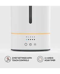 Sharper Image Mist 8 Ultrasonic Lighted Touch-Control Humidifier