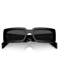 Prada Lettering Rectangular Women's Sunglasses