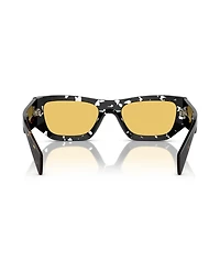 Prada Rectangular Unisex Sunglasses, Pr A01S