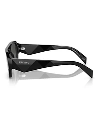 Prada Low Bridge Rectangular Men's Sunglasses, Pr A05SF