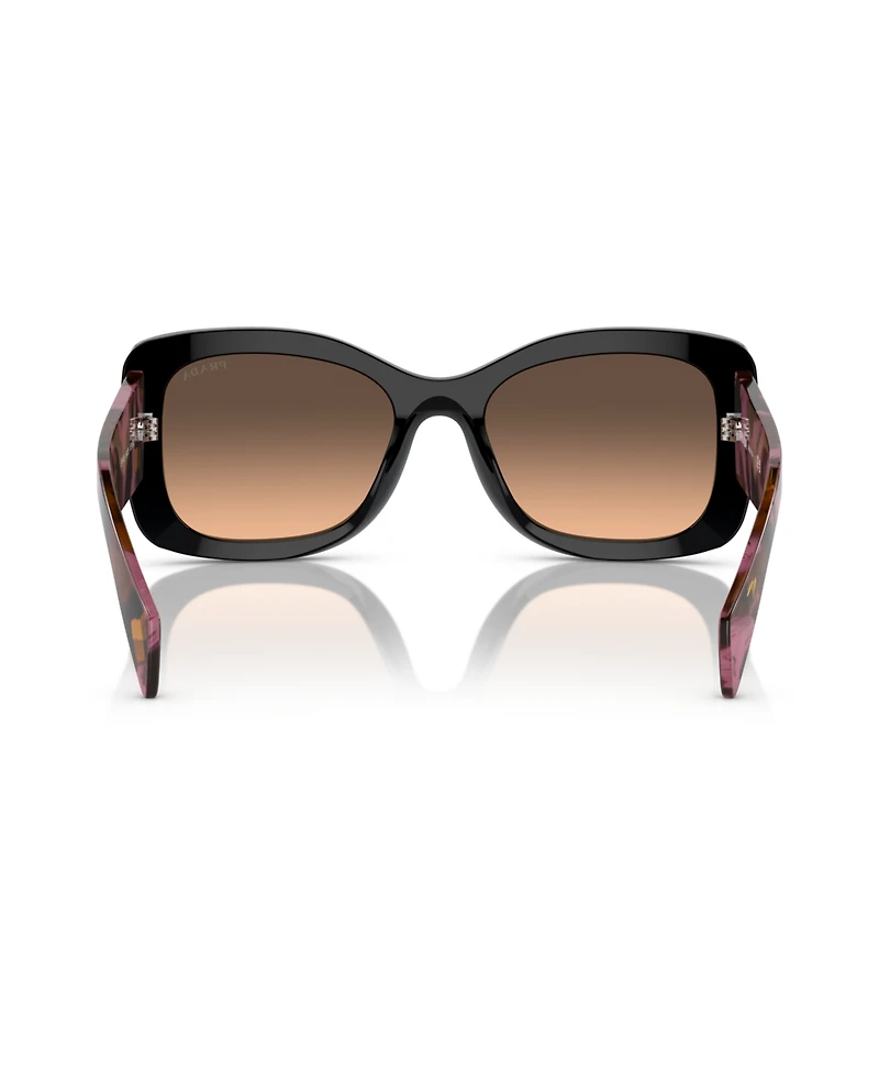 Prada Lettering Oval Women's Sunglasses, Pr A08S