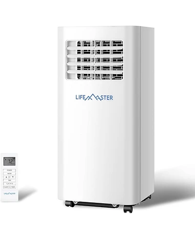 LifeMaster 10,000 Btu Portable Air Conditioners, Room Air Conditioner with Digital Remote for Room up to 450 Sq.Ft, 3-in-1 Portable Ac Unit with Insta