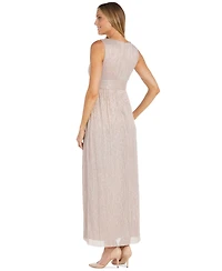 R & M Richards Women's Chiffon Jacket 2-Pc. Maxi Dress