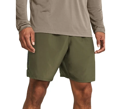 Under Armour Men's Moisture-Wicking Logo-Print 8-1/4" Tech Shorts