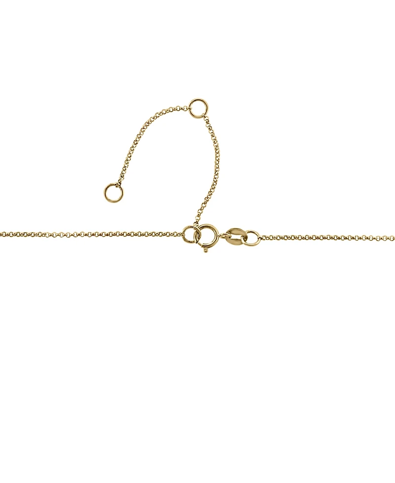 Effy Emerald (3/8 ct. t.w.) Heart 18" Pendant Necklace in 14k Gold