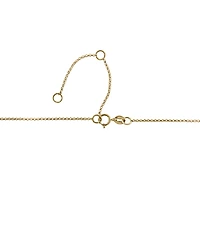 Effy Emerald (3/8 ct. t.w.) Heart 18" Pendant Necklace in 14k Gold
