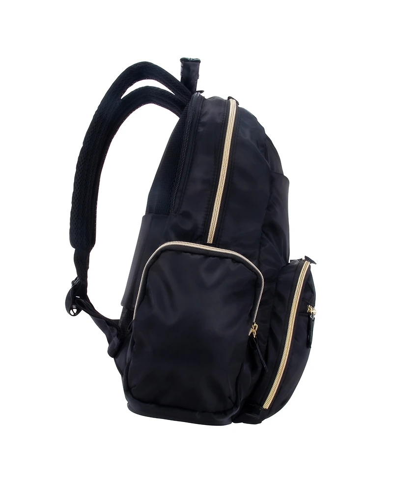 2-Pc. 20" Chevron Carry-On 15" Laptop Backpack Set