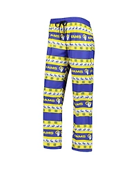 Women's Foco Royal Los Angeles Rams Holiday Ugly Pajama Set