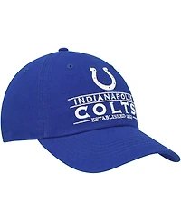 Men's '47 Brand Royal Indianapolis Colts Vernon Clean Up Adjustable Hat