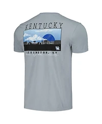 Men's Gray Kentucky Wildcats Campus Scene Comfort Colors T-shirt