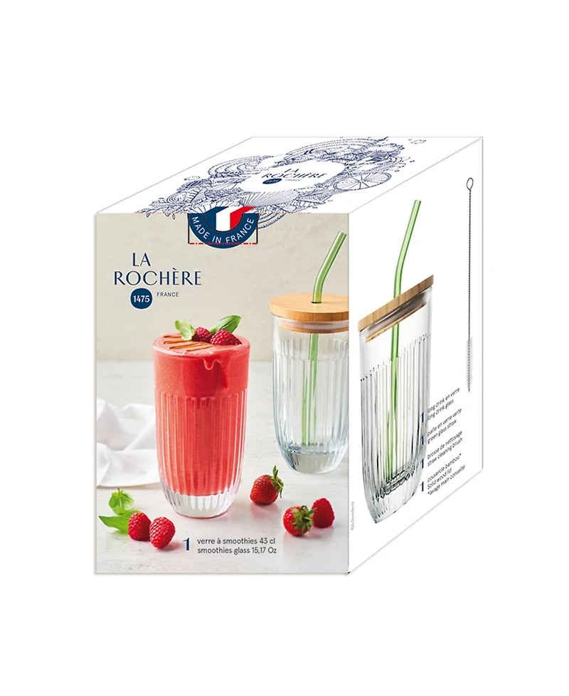 La Rochere Quessant 16 oz. Covered Smoothie Glass