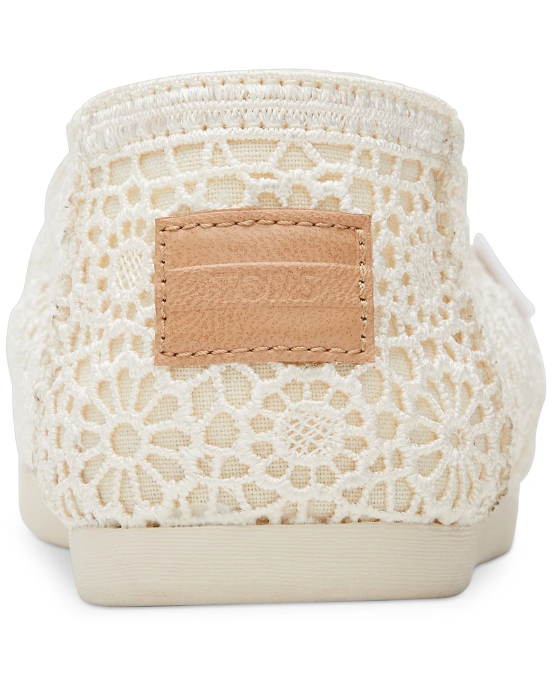 Toms Women's Alpargata Classic Espadrille Almond Toe Flats
