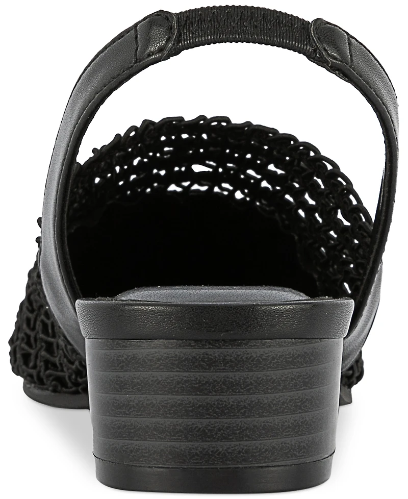 Jones New York Women's Carolton Woven Slingback Flats
