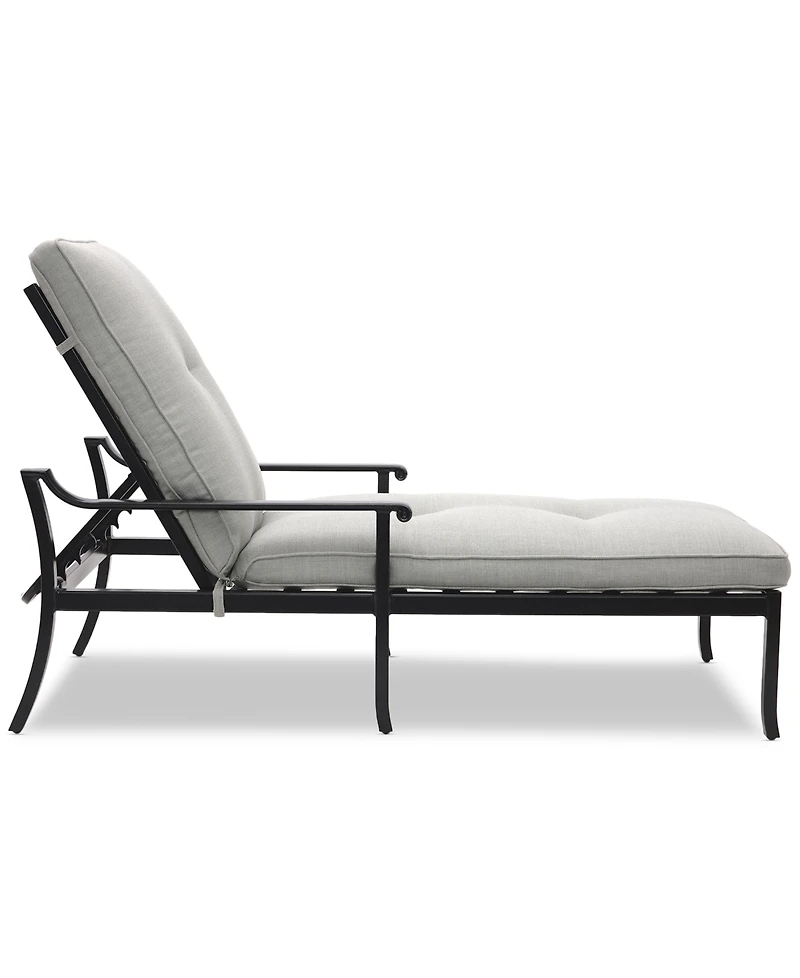 Wythburn Mix and Match Scroll Outdoor Chaise Lounge, Created for Macy's