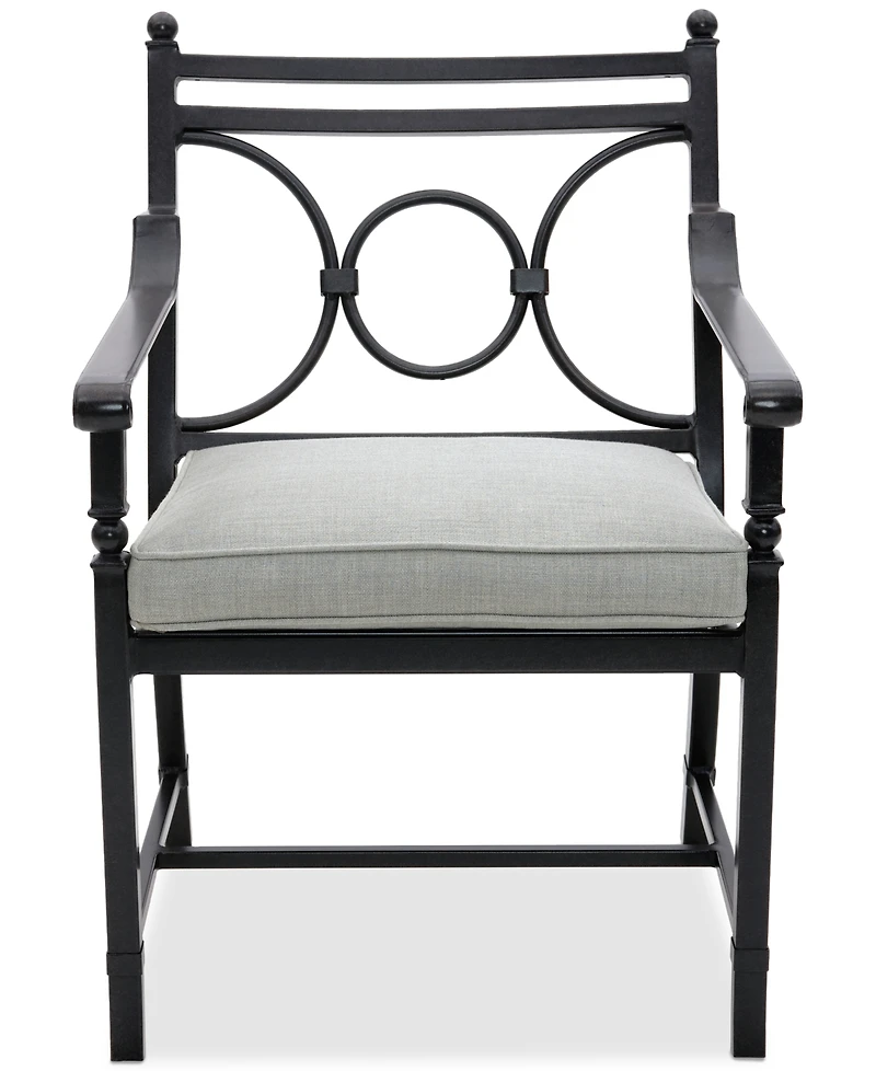 Wythburn Mix and Match Scroll Outdoor Dining Chair, Created for Macy's