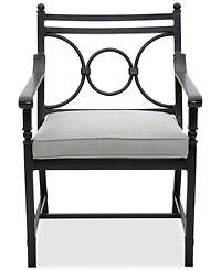 Wythburn Mix and Match Scroll Outdoor Dining Chair, Created for Macy's