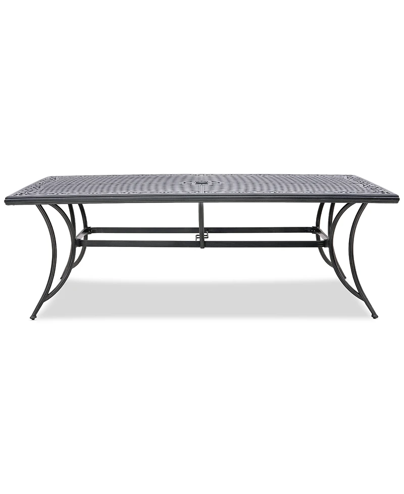 Wythburn Mix and Match 84"x 42" Cast Aluminum Outdoor Dining Table