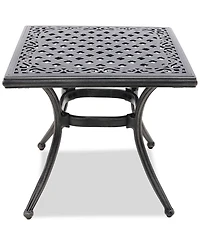 Wythburn Mix and Match 20" Square Cast Aluminum Outdoor End Table