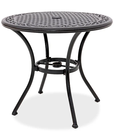 Wythburn Mix and Match 32" Round Cast Aluminum Outdoor Bistro Table, Created for Macy's