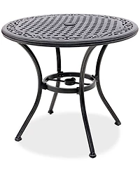 Wythburn Mix and Match 32" Round Cast Aluminum Outdoor Bistro Table, Created for Macy's