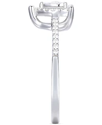 Diamond Heart Halo Ring (1/4 ct. t.w.) in Sterling Silver