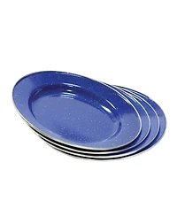 Stansport Deluxe 24-Piece Enamel Tableware Set