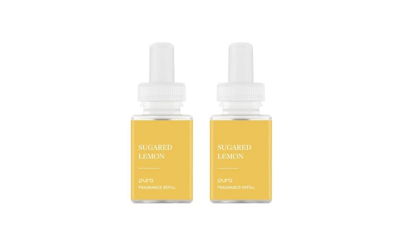 Pura - Sugared Lemon Smart Home Air Diffuser Fragrance - Smart Home Scent Refill - Up to 120-Hours of Premium Fragrance per Refill