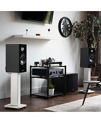 Kanto SX22 22" Tall Fillable Speaker Stands with Isolation Feet