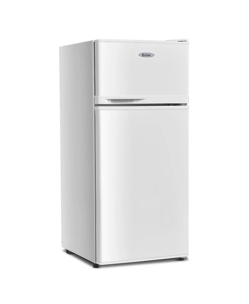 2 Doors Cold-rolled Sheet Compact Refrigerator