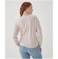 Organic Cotton Classic Fine Knit Relaxed Sweater